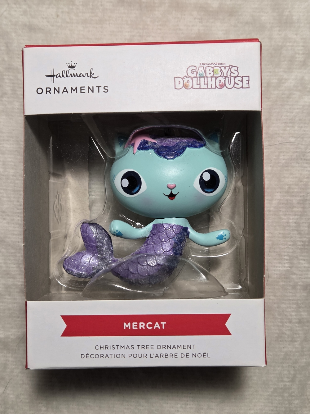 Hallmark Gabby’s Dollhouse Mercat Ornament NIB